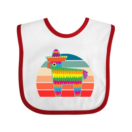 

Inktastic Cinco De Mayo Pinata Retro Sunset Gift Baby Boy or Baby Girl Bib