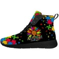 thumbnail image 3 of Aidianart Autism Awareness High Top Shoes Womens High Top Sneakers Size 14.5, 3 of 5