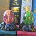 thumbnail image 1 of Zeus Sculpture en Résine Œuf de Dragon Translucide Travail Exquis Éclairage Multicolore pour Bureau, 1 of 7