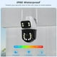 thumbnail image 3 of Cámara IP PTZ de 8MP y 4K con doble lente para exteriores, videocámara HD de 4MP con detección humana Ai, protección de seguridad, Wifi, CCTV, vigilancia iCSee, 3 of 3