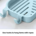 thumbnail image 4 of TIMIFIS Plastic Container Container Kitchen Sink Sponge Dishwashing Soap Cloth Storage Rack Towel Storage Kitchen Gadgets, 4 of 6