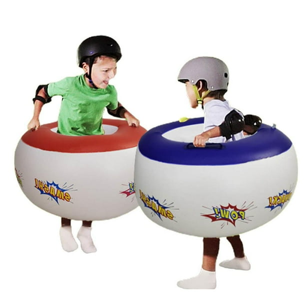Eigraketly 2 uds. De pelotas de parachoques para niños, pelota de burbujas inflable para el cuerpo, juguetes de parachoques de Sumo, vinilo de PVC duradero Ropa Deportiva, Zapatos Eigraketly OD014200-00