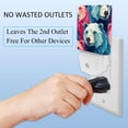 thumbnail image 3 of Bear LED Square Night Lights - Stylish and Energy-Efficient Room Lighting!, 3 of 6