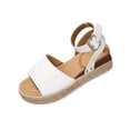 thumbnail image 2 of Caywon Womens Round Toe Dual Strap Wedge Sandals, Open Toe Thick Sole Summer Footwear, Casual Adjustable Ankle Strap Shoes, Sandalias Con Doble Correa Para Mujer, 2 of 8
