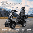 thumbnail image 2 of 4-Wheel Mobility Scooter with All Terrain & Electric Powered, 1000W Limit, 2 of 14
