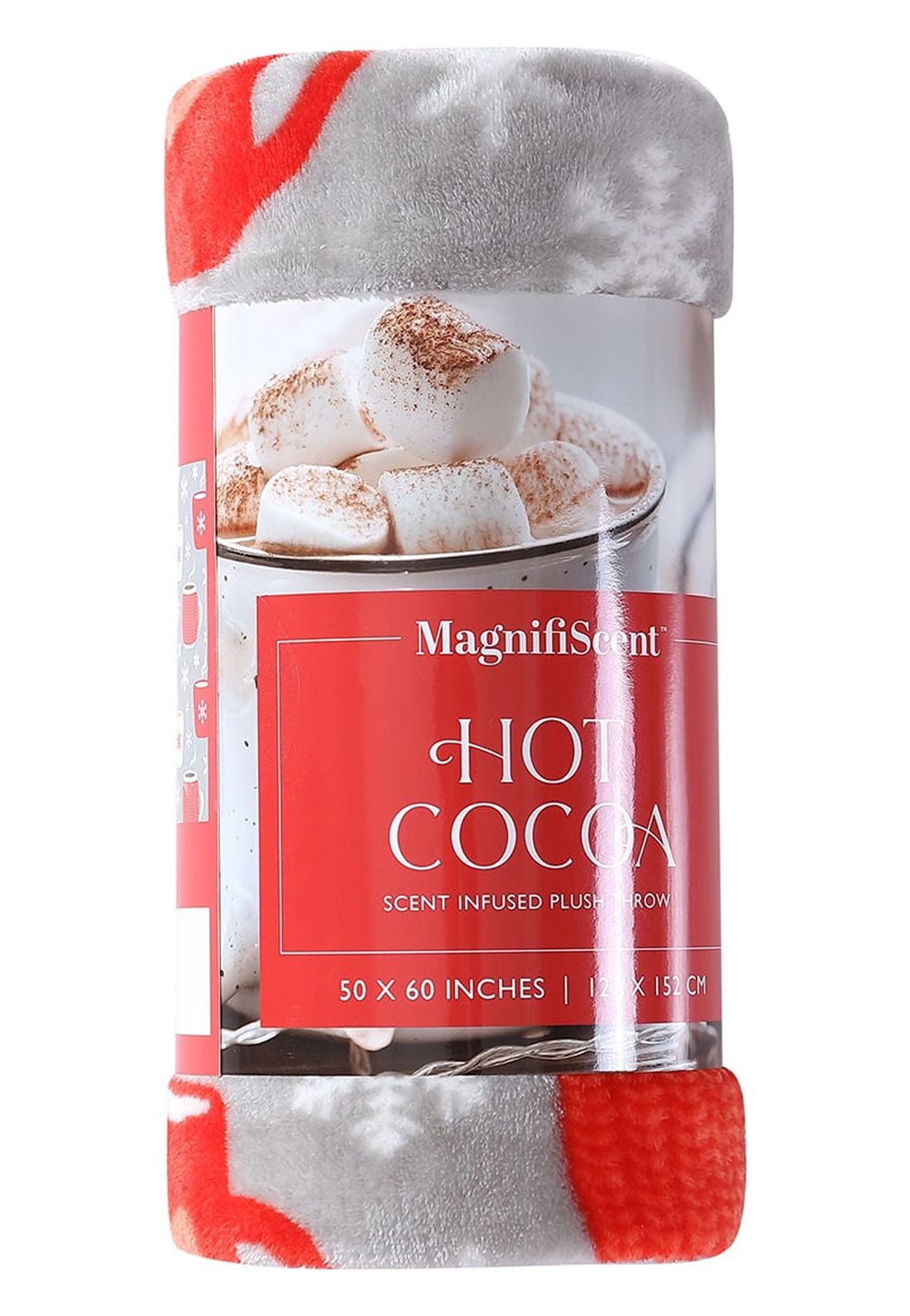 MagnifiScent 50X60 Hot Cocoa Scented Throw. Suitable for Tweens and up.