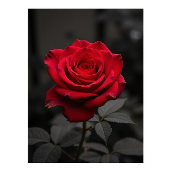 Diamond Art Kits for Adults - 5d Red Rose In Bloom Diamond Painting for Adults, Diamond Art for Adults Beginners, Diamond Painting Kits for Adults for Home Wall Decor