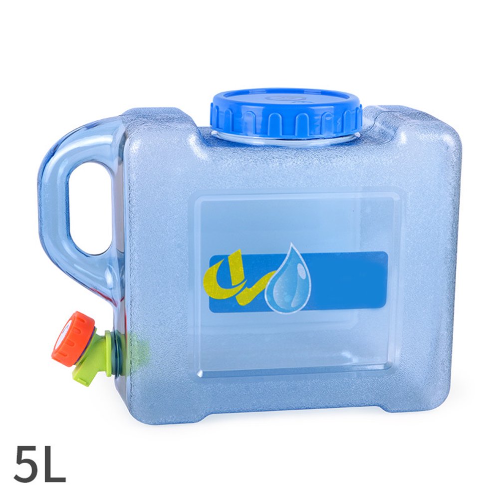 5L Car Water Storage Bucket Portable Water Container Outdoor Large