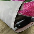 thumbnail image 5 of Ambesonne Spa Place Mats Set of 4, Black Stones, Standard Size, Fuchsia Black and Green, 5 of 6