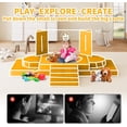 thumbnail image 6 of Linor 10PCS Modular Kids Play Couch, Kids Couch with Climbing Slope, Toddler Couch for Playing, Creating, Sleeping, Indoor Kids Sofa for Boys and Girls, Yellow, 6 of 9