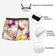 thumbnail image 6 of Balery Butterflies and Vintage Men's Boxer Briefs, Soft and Breathable Cotton Underwear with nylon Waistband-Small, 6 of 9