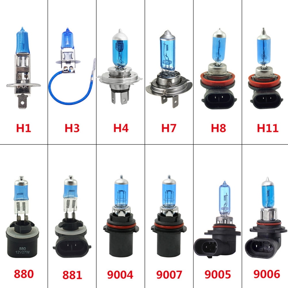 RONSHIN 12v High Power Car Halogen White H1 H3 H4 9006 9007 etc