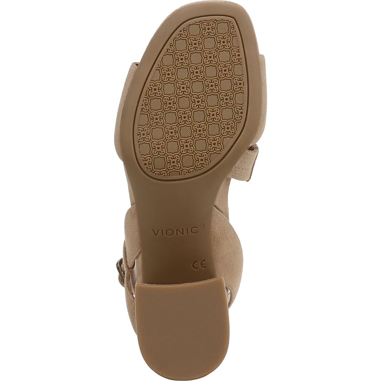 Vionic Women's Samara Heeled Sandal Sand 8.5M - Walmart.com
