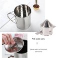 thumbnail image 3 of Outdoor Stainless Steel Camping Mug with Lid, Camping Coffee Cup with Foldable Handle for Hiking Travelling (500ml), 3 of 5
