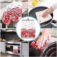 thumbnail image 4 of Valentine'S Day Red Heart Leaves Rose Microfiber Towel Absorbent Kitchen Cleaning Cloth Dish Towel Household Cleaning Towel, 4 of 6