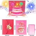 thumbnail image 5 of Light Up 3D Birthday Card with Music Celebration Card Family Gathering Card, 5 of 11