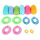 thumbnail image 5 of Kits para hacer pompones, tejedor de bolas de pelusa de colores, hilo de lana de 6 colores, regalos artesanales para tejer, 5 of 12