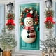 thumbnail image 1 of Linnome 35x71 Inch Santa Claus Door Decoration, Christmas Pattern Door Cover for Indoor Outdoor Use, Holiday Decor, 1 of 6
