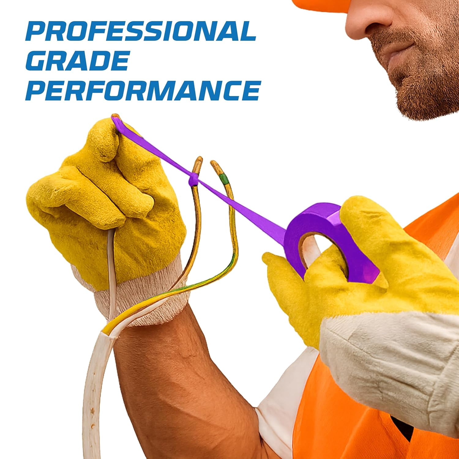 OHLECTRIC Professional Grade Vinyl Electrical Tape (20 Pack) Purple - 7 Mil Thick Flame-Retardant, Heat & Weather Resistant 3/4 Inch x 60 Feet | Ideal for Contractors & Electricians
