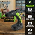 thumbnail image 5 of Surebonder 18V Ryobi Battery Powered Fully Cordless Hot Glue Gun, Professional, Full Size  for DIY, Crafting, Repairs, 60 Watt, Battery and Charger NOT Included - Tool Only, 5 of 6