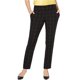 thumbnail image 1 of Kasper Womens Windowpane Dress Pantalones, Negro, 14P Kasper Pantalones, 1 of 2