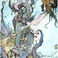 thumbnail image 2 of CafePress - Dulac Mermaid Treasure - Unique Fabric Shower Curtain 70" x 72", 2 of 3