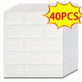 thumbnail image 1 of 20/30/40//50pcs 3D Wall Tile Sticker, Foam Brick Self-Adhesive Anti-Collision Sticker,, 1 of 5