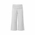 thumbnail image 6 of Oiyii Girls Summer Pants Solid Pleated Waist Wide Leg Boggy Cropped Pants, Sizes 5-14Y, 6 of 8