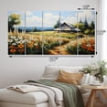 thumbnail image 4 of Designart "Farmhouse Seasons Painting III" Farm Metal Wall Decor Set, 4 of 5
