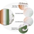 thumbnail image 3 of Orange Sage Green Ombre Bathroom Shower Curtains with 12 Hooks Waterproof Shower Curtain for Stalls and Bathtubs Abstract Aesthetics Modern Art Decorative Bathroom Privacy Curtain 48x72 Inches, 3 of 9