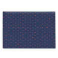 thumbnail image 1 of Dots Cutting Board, Polka Dots Star Background Retro Style Little Circles Illustration, Decorative Tempered Glass Cutting and Serving Board, Large Size, Indigo Vermilion, by Ambesonne, 1 of 1