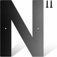 thumbnail image 2 of Large Address Numbers Modern Outdoor Decor Modern & Durable 6 Inch Metal House Number Address Number for Mailbox Black Metal Letters for Home Exterior Large Address Numbers And Letters Harlik, 2 of 8