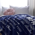 thumbnail image 5 of Yibo Happy Birthday Gifts for Papa Blanket Flannel Soft and Comfortable Anti-static Bed Sofa Blanket, 5 of 7
