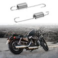 thumbnail image 2 of Unique Bargains 8.5cm Length Silver Tone Plated Steel Motorcycle Brake Pedal Return Spring for Honda CG125 10pcs, 2 of 6