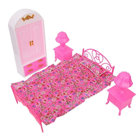 Doll House Accessories, Mini Size And Lightweight, Mini Bed Toy, With ...