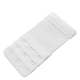 thumbnail image 1 of Guardurnaity Extensor de sujetador para mujer, gancho de correa de extensión de sujetador Flexible de poliéster, 5,7 cm, 3 filas, gancho de 4 filas, Accesorios de disfraces Blanco 3 gancho Guardurnaity AP1175-05, 1 of 6