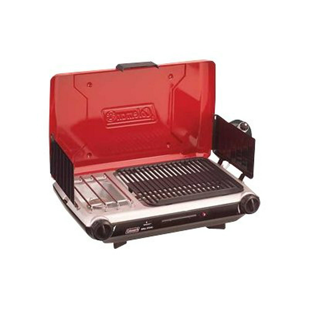 Coleman Perfectflow Instastart 10,000 BTU 2Burner Propane Grill Camp