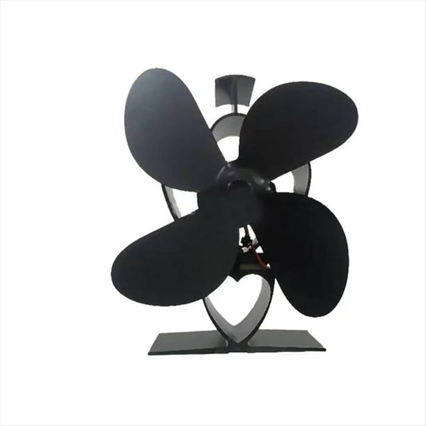 Ventilador de No Eléctrico de Ventilador Térmico Chimenea Estufa de Leña Ventilador de Circulación de Aire Caliente Ventilador Silencioso Ventilador Térmico
