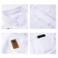 thumbnail image 4 of Fashion Creative Chef Clothing Baking Work Clothes Long Sleeve Terylene Hotel Smil E Chef Uniform Short Sleeve Men Breathable FWZ, 4 of 5