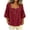 #11 Wine 【Mix, Match & Rotate: Stock Up on Daily Colors】, variant on Women's Loose Fit French Collar Plaid Long Sleeve Shirts Blouse Comfy Breathable Cute Trendy Outfits Casual Daily Wear Summer Vacation | CSEONE,Black L