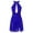 Blue, variant on Haitryli Women Teens Sleeveless Ruched Skirted Leotard Ballet Lyrical Figure Skating Dance Dress Blue XL