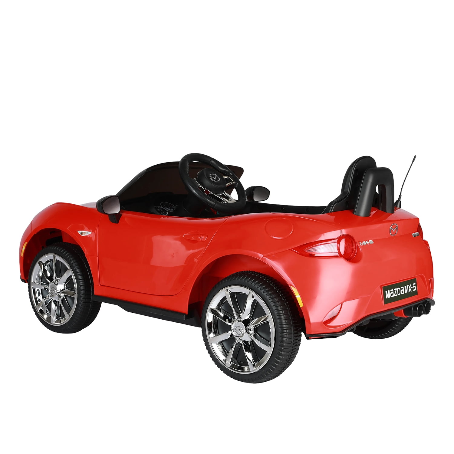 CIPACHO Licensed MAZDA MX-5 RF,12V Kids Ride On Car with 2.4G Parents Remote Control, Three Speed Adjustable Electric Toy Car, Red CIPACHO Licensed MAZDA MX-5 RF,12V Kids Ride On Car with 2.4G Parents Remote Control, Three Speed Adjustable Electric Toy Car, Red