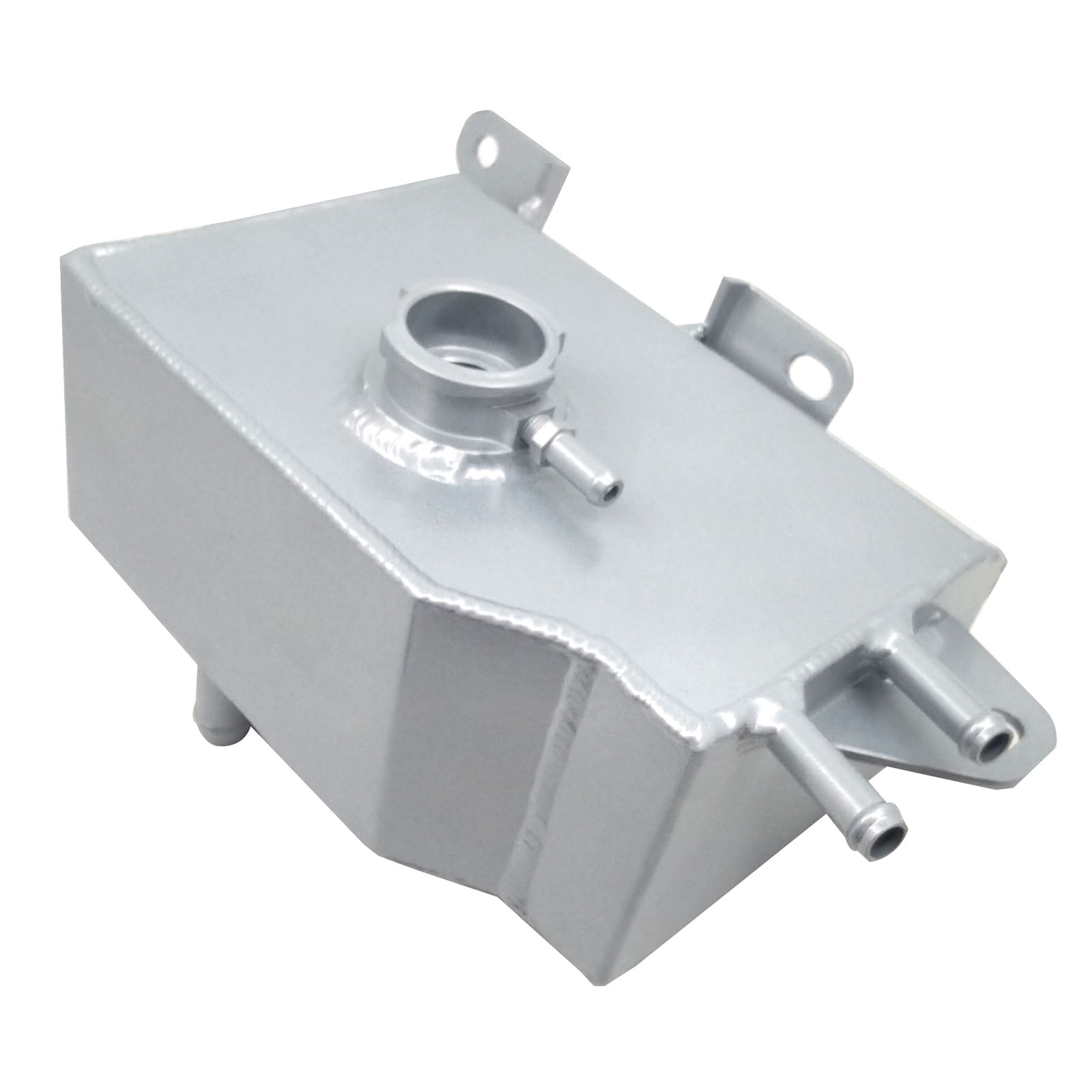 Aluminum Coolant Reservoir Expansion Tank for Mazda Miata MX5 MK3 NC 2006-2015 Silver