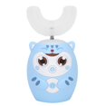 thumbnail image 1 of U Shaped Automatic Toothbrush Cartoon Ultrasonic Toothbrush Oral Cleaning Brush for KidsBlue, 1 of 5