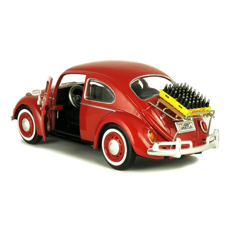 Coca-Cola 1/24 Scale 1967 Volkswagen Beetle Diecast Car with