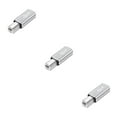 thumbnail image 2 of relayinert Type-c USB Adapter Cables Connector Data Transfer Universal Laptop Cellphone Computer Converter Connecting Adapters Straight Head/Grey 3PCS, 2 of 6