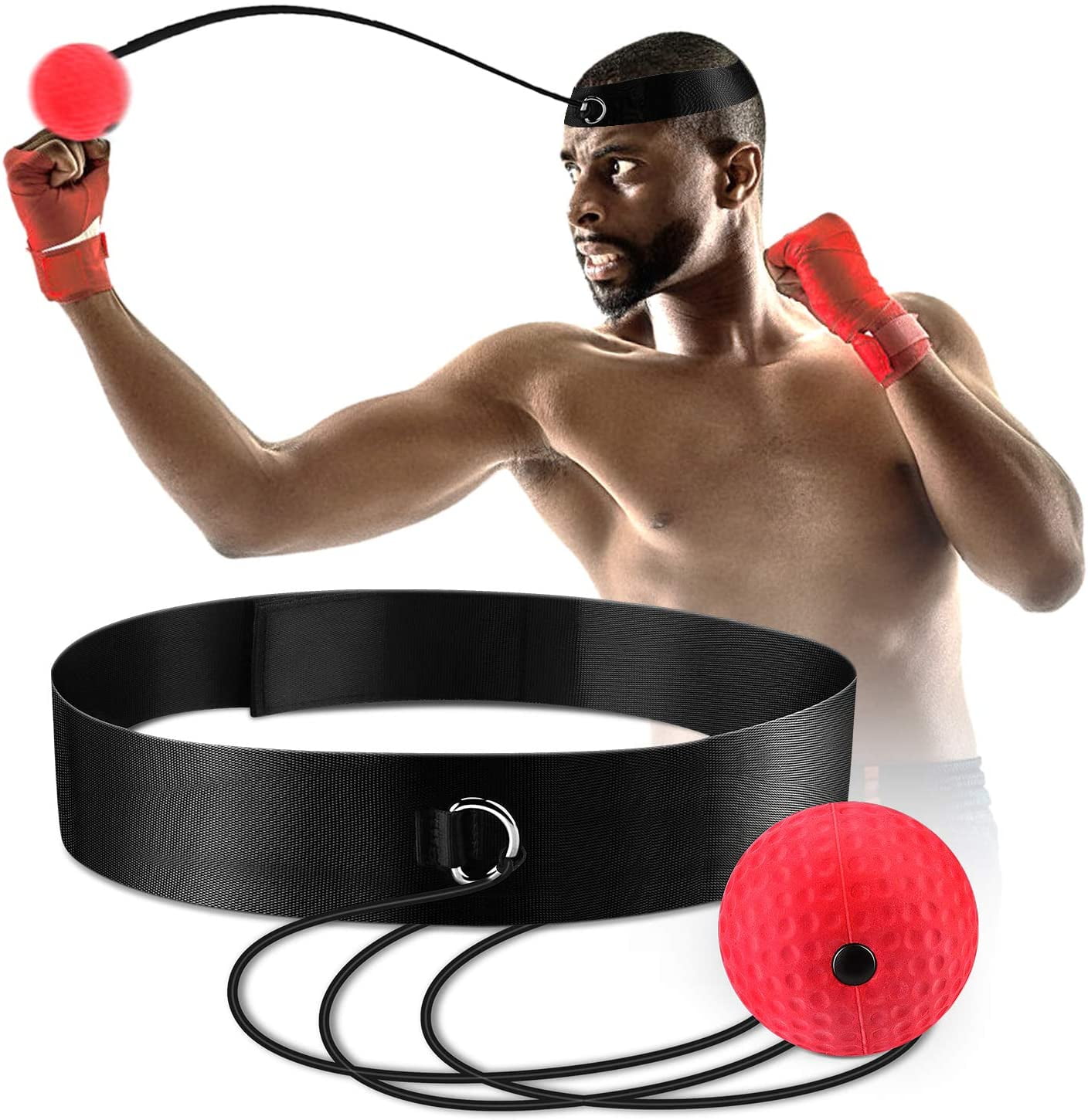 MMA Boxing Reflex Ball Home Equip Speed Training Muscle Gym Exercise Fight Ball 
