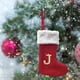 thumbnail image 4 of Adornos navideños con letras rojas | Juego de 26 adornos colgantes con el alfabeto para decorar el árbol de Navidad | Iniciales personalizadas para el hogar, 4 of 4