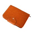 thumbnail image 1 of Bolsa para tijeras de peluquería, organizador de herramientas de salón, bolsa de almacenamiento plegable de PU, tijeras marrón, 1 of 9