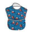 thumbnail image 2 of Hirioo Bullfinches for Baby Waterproof Pocket Bib Adjustable Closed for Babies Toddlers with Large Pocket 6-24Months, 2 of 8